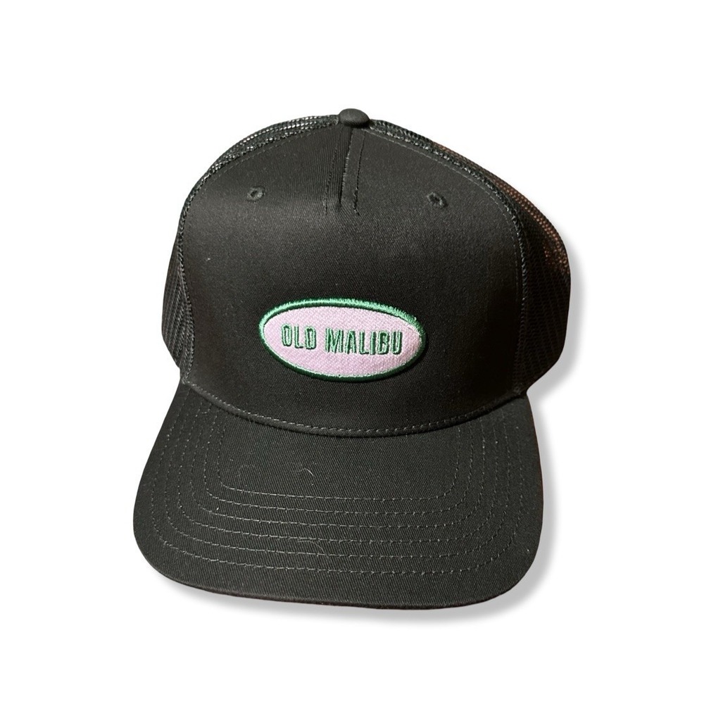 Old Malibu Green Trucker SnapBack Hat One Size